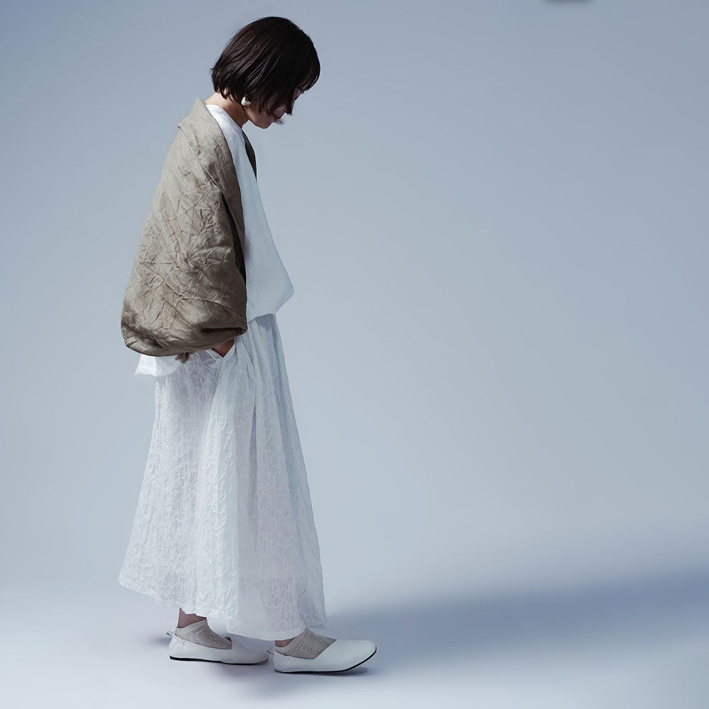 【soco】天使のエンブロイダリー レーススカート / 白色 s006f-wht1 - wafu